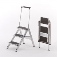 Little Jumbo mit Sicherheitsbügel und Gummibelag-Stufen 310B 3-stufig, mit Kunststoffbelag und Sicherheitsbügel